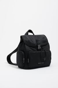 Mochila Pocket mediana nylon negro