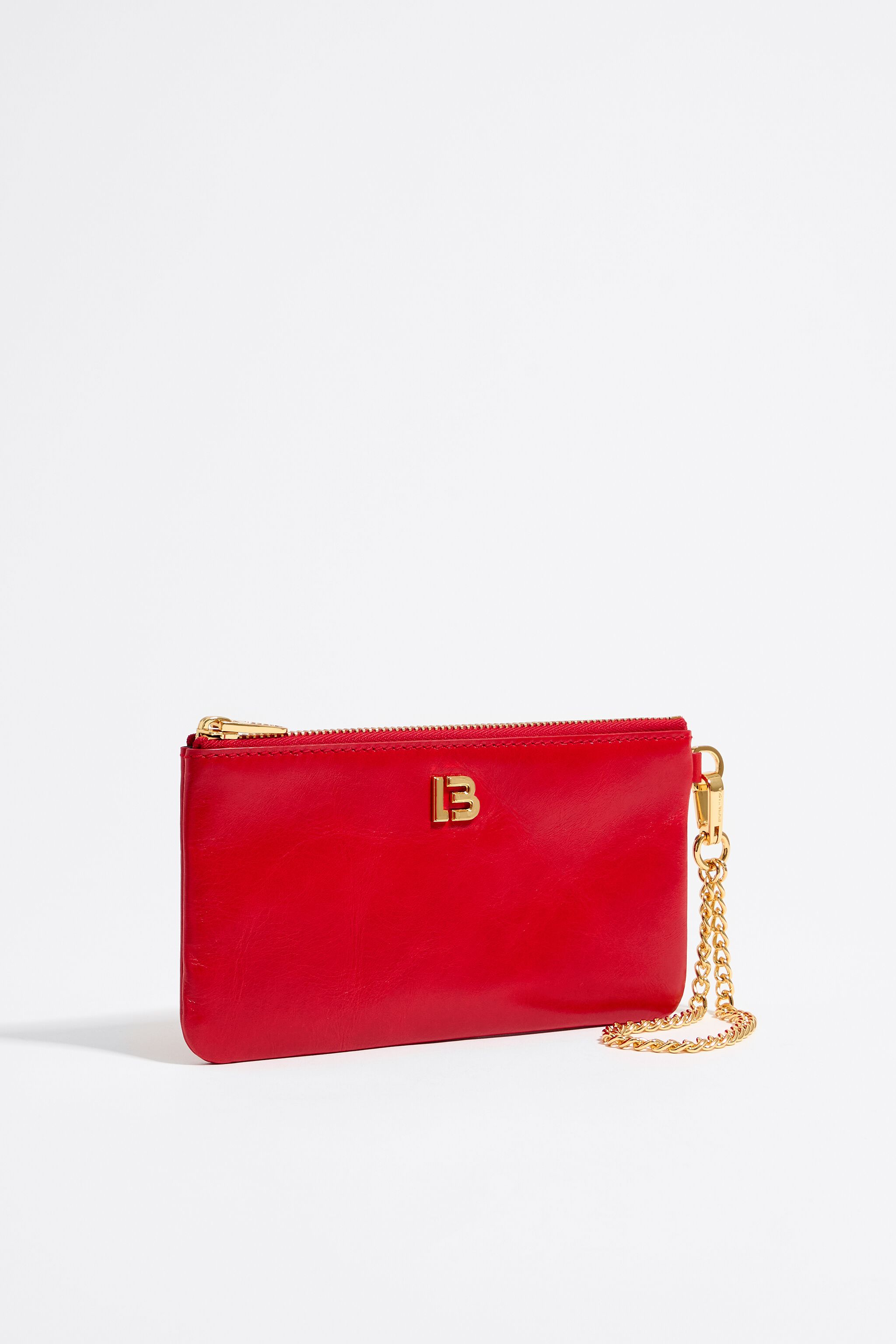 Monedero piel rojo