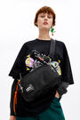 Bolso bandolera M nylon negro Bolso bandolera M nylon negro