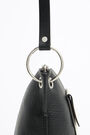 Bolso bandolera trapecio M piel negro Bolso bandolera trapecio M piel negro