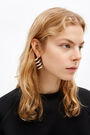 Pendientes espiral plateados Pendientes espiral plateados