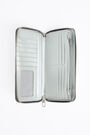 Billetera libro croco plata Billetera libro croco plata