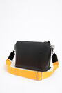 Bolso bandolera L rectangular piel negro Bolso bandolera L rectangular piel negro