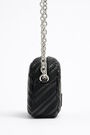 Bolso bandolera XS trenzado negro Bolso bandolera XS trenzado negro