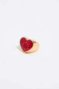 Anillo logo coraz&oacute;n rojo