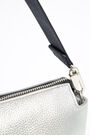 Bolso bandolera rectangular L piel plata Bolso bandolera rectangular L piel plata