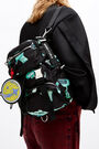 Mochila S nylon Rayguns negra Mochila S nylon Rayguns negra