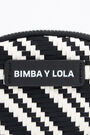 Monedero ovalado trenzado bicolor Monedero ovalado trenzado bicolor