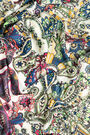 Pañuelo paisley panteras blanco Pañuelo paisley panteras blanco
