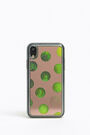 Funda iPhone XR dots oro rosa Funda iPhone XR dots oro rosa