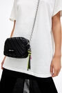 Bolso bandolera XS trenzado negro Bolso bandolera XS trenzado negro