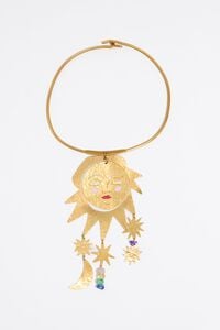 Collar sol y luna dorado Collar sol y luna dorado