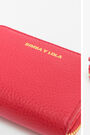 Cartera cuadrada piel roja Cartera cuadrada piel roja
