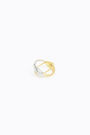 Anillo bicolor cruzado Anillo bicolor cruzado