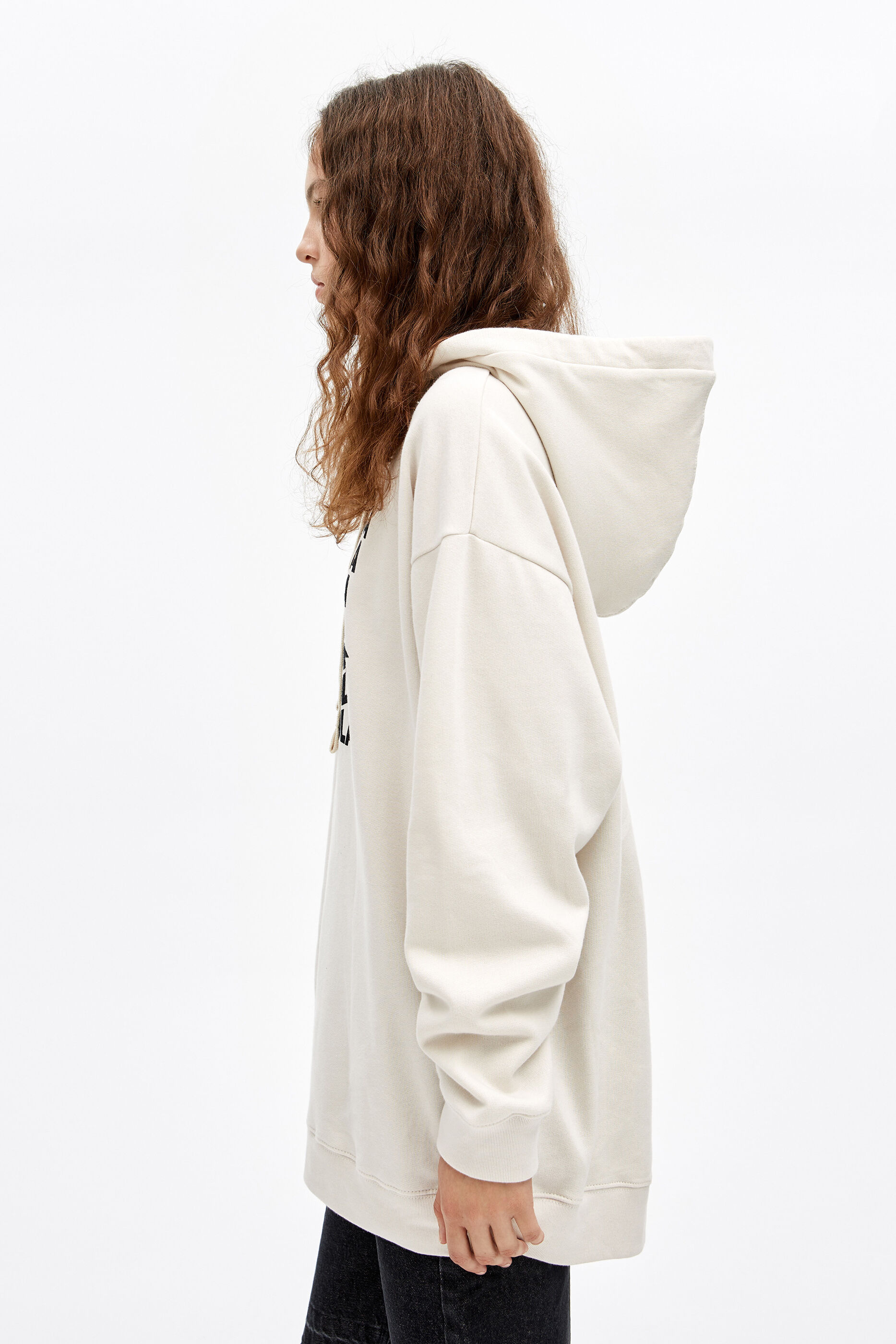 Bimba Y Lola Sudadera Logo Boxy Beige | Loungewear Mujer \u003e Ambika Digitals