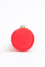 Estuche cilíndrico M nylon coral Estuche cilíndrico M nylon coral