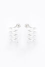 Pendientes espiral plateados Pendientes espiral plateados