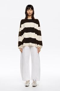 BARREL - Pantal&oacute;n denim hebilla blanco roto