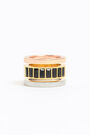 Anillo ancho bandas cristales negros Anillo ancho bandas cristales negros