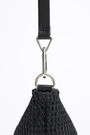 Bolso banana M trenzado negro Bolso banana M trenzado negro