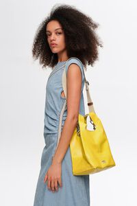 Bolso Paper mediano piel amarillo