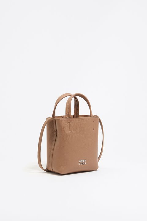 Bolso Chihuahua mini piel marrón claro Bolso Chihuahua mini piel marrón claro