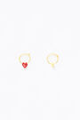 Pendientes aro logo corazón Pendientes aro logo corazón
