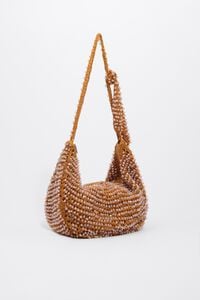 Bolso crochet mediano beads tejido &aacute;mbar