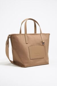 Bolso bandolera mediano nylon corteza