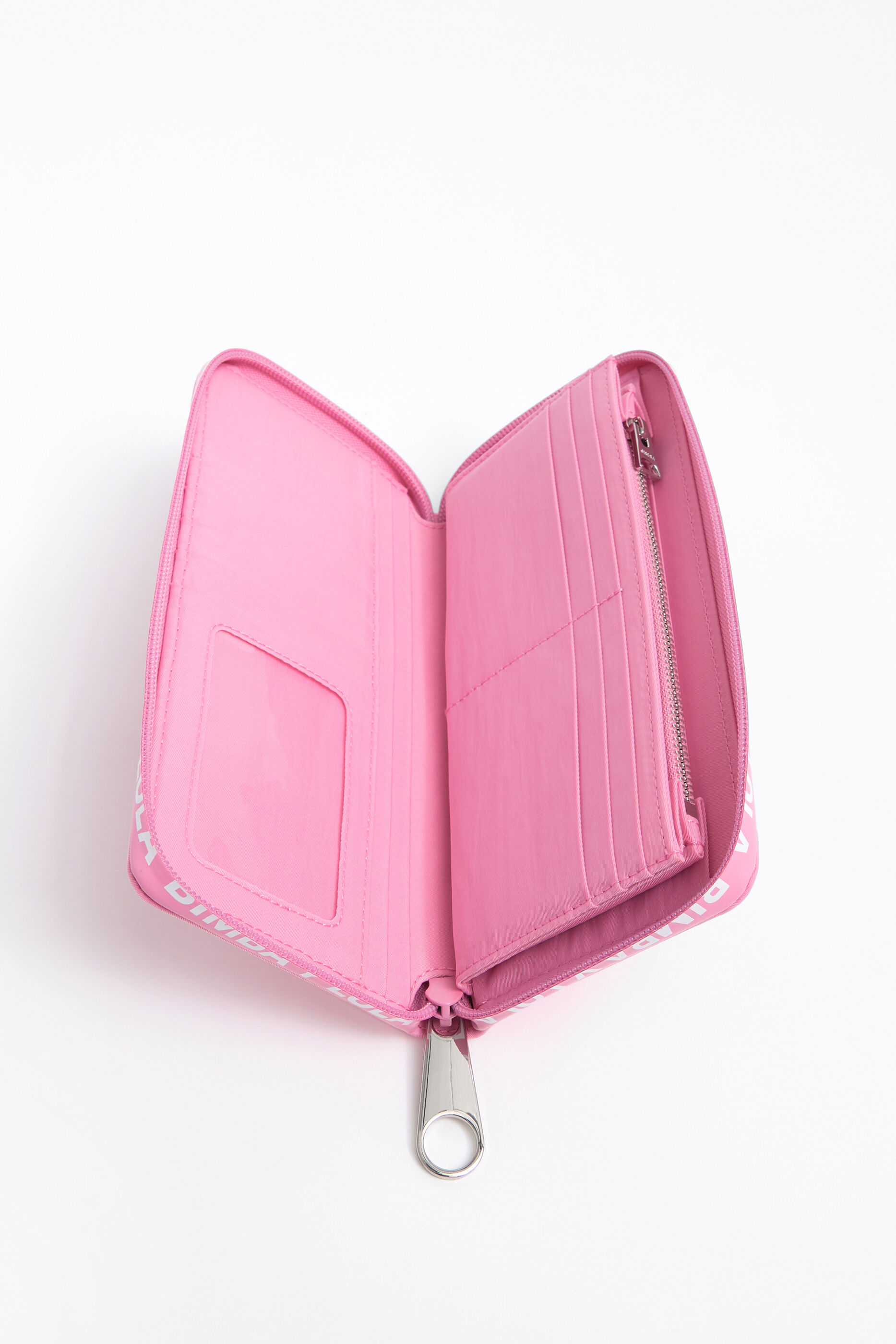 Billetera libro nylon rosa