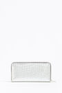 Billetera libro croco plata Billetera libro croco plata