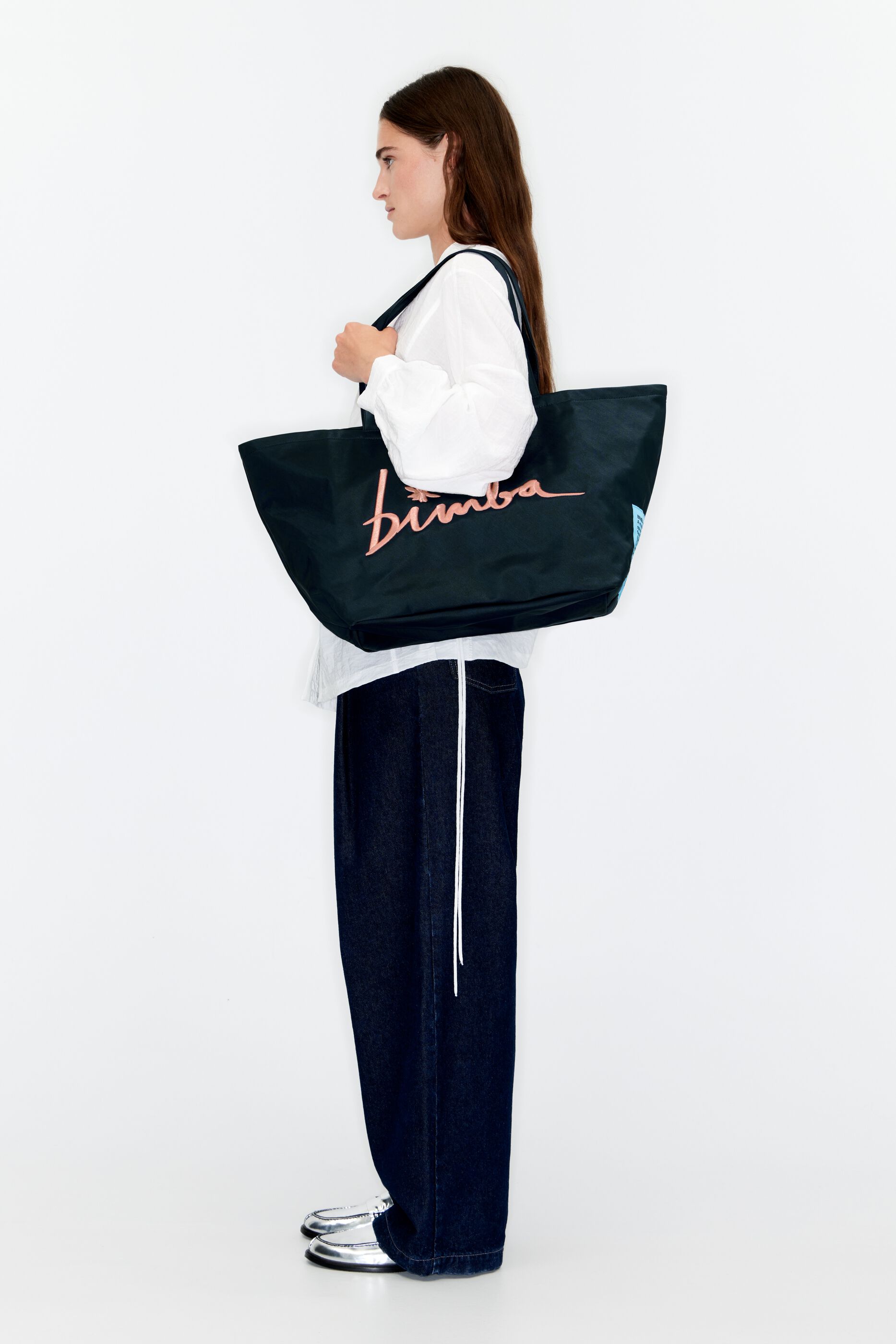 Bolsa shopper XL azul marino