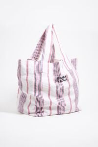 Bolso shopper maxi lino fresa