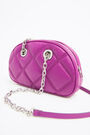 Bolso bandolera M acolchado piel ciruela Bolso bandolera M acolchado piel ciruela