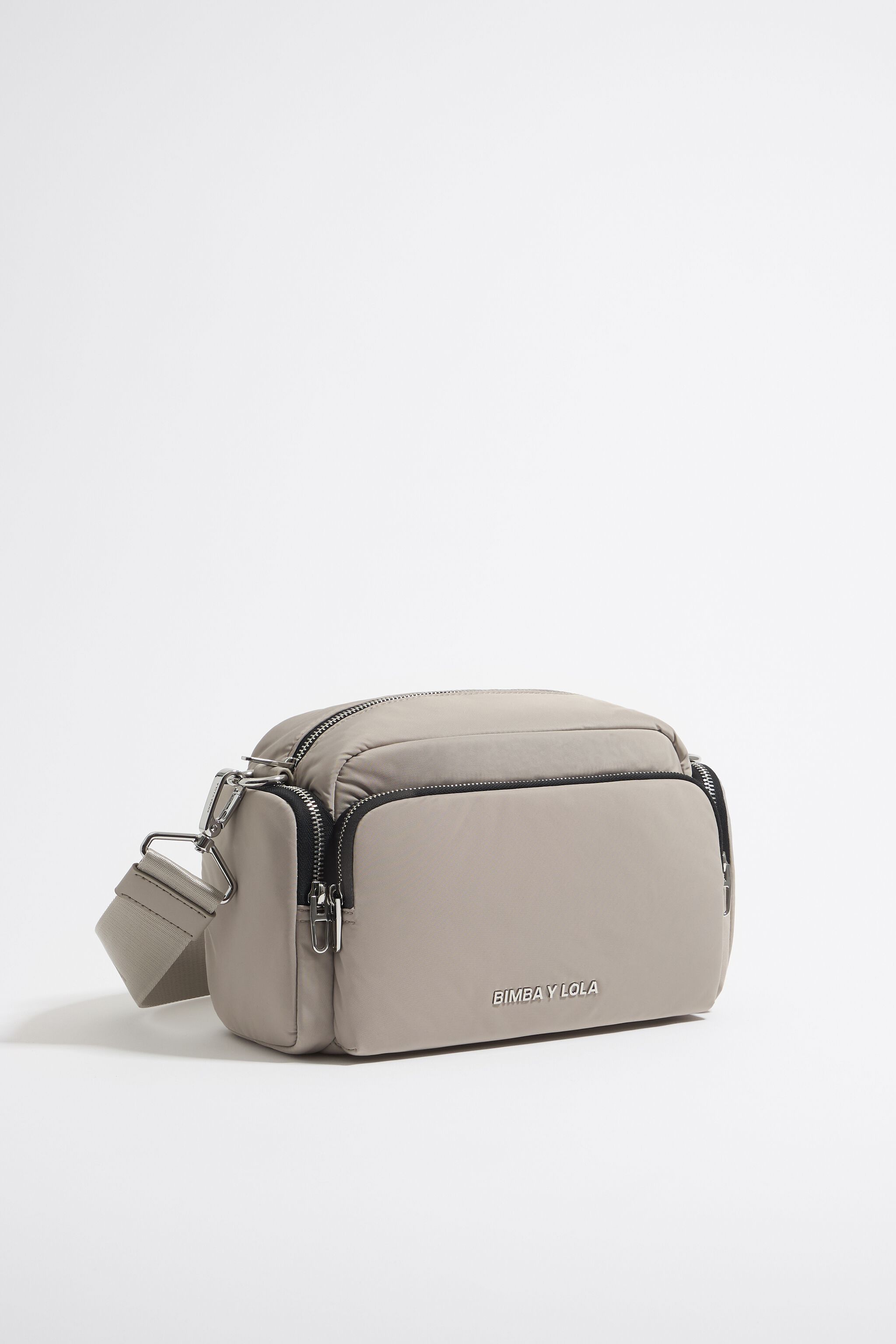 Bolso bandolera mediano arena