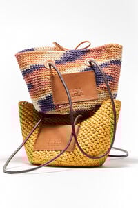 Bolso capazo mediano púrpura Bolso capazo mediano púrpura