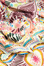 Pañuelo pájaros 70's marfil Pañuelo pájaros 70's marfil