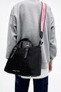 Bolso tote M nylon negro Bolso tote M nylon negro