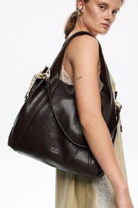Bolso Paper grande piel café Bolso Paper grande piel café