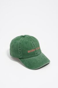Gorra algod&oacute;n lavada verde