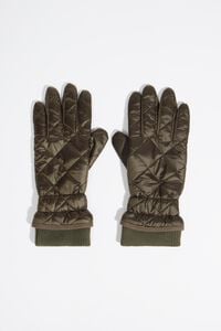 Guantes nylon acolchado caqui