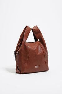 Bolso Paper mediano piel tostado oscuro Bolso Paper mediano piel tostado oscuro