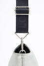 Bolso bandolera rectangular L piel plata Bolso bandolera rectangular L piel plata
