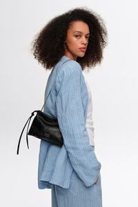 Bolso sobre mini piel negro