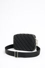 Bolso bandolera XS trenzado negro Bolso bandolera XS trenzado negro