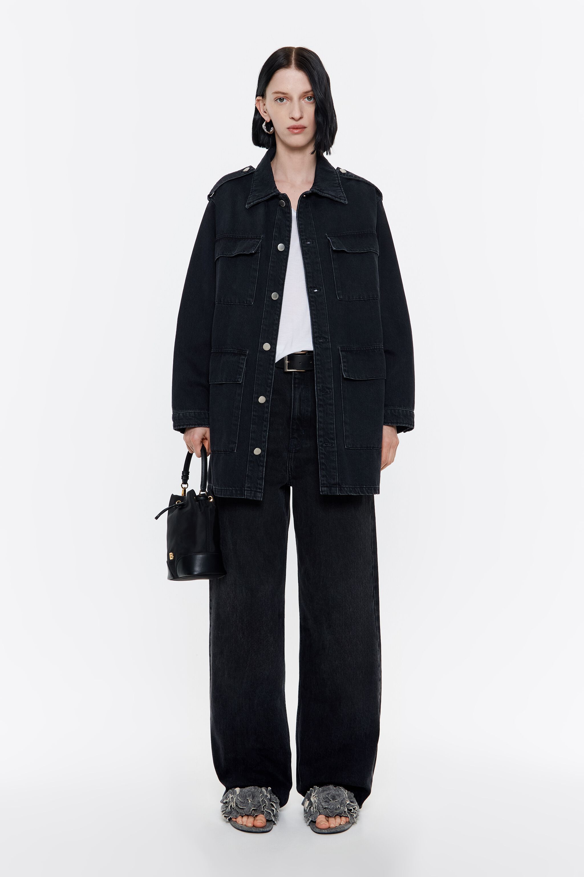 Bolso saca nylon negro