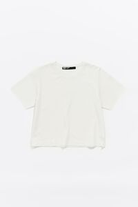 Top recto corto punto roma marfil