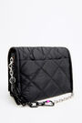 Bolso solapa L acolchado nylon negro Bolso solapa L acolchado nylon negro