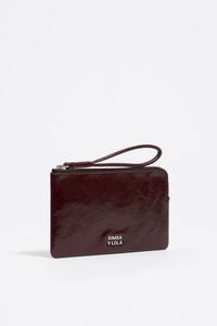 Monedero grande piel casta&ntilde;a