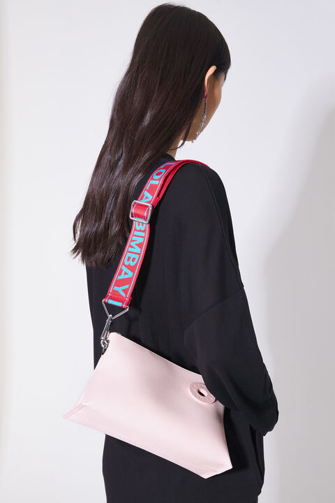 detalles Ennegrecer Preocupado Bolso trapecio S piel rosa claro